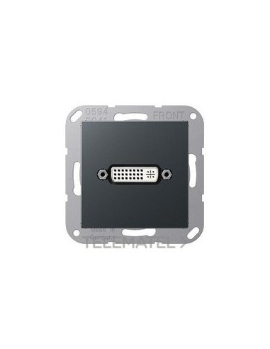 PLACA DVI ANTRACITA MATE