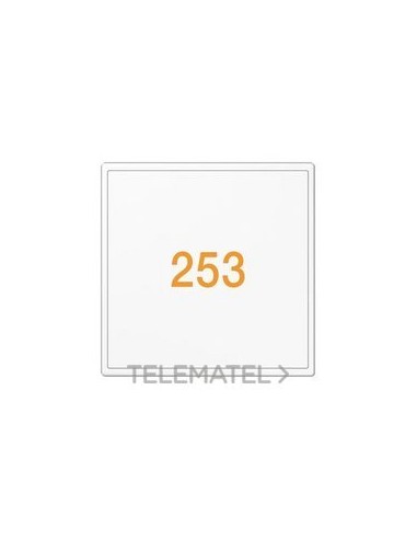 PLACA CRIST.P/SEÑALIZ.LED NG BL ALP.