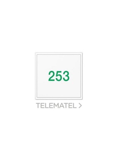 PLACA CRIST.P/SEÑALIZ.LED BL ALP.