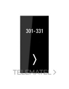 PLACA CRISTAL 2 FASES SEÑAL LED LS NEGRO