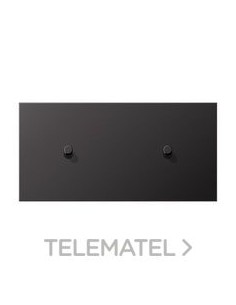 PLACA 2 PALANCAS CIL.2 MEC.HZ.DARK LS912