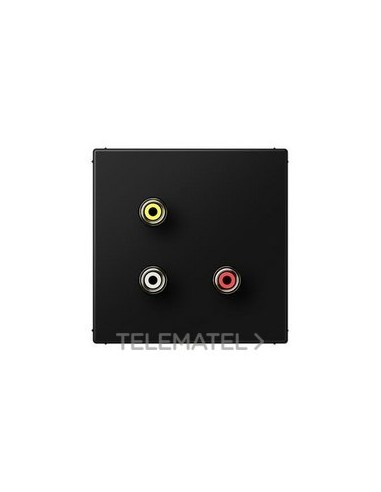 PLACA CINCH AUDIO(RCA)/VÍDEO NG P/LS