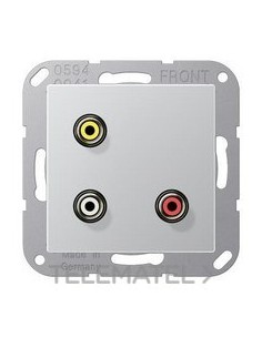 PLACA CINCH AUDIO(RCA)/VÍDEO Al P/AS500