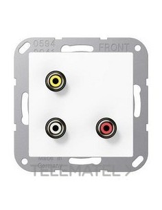 PL.CINCH AUDIO(RCA)/VÍDEO BL ALP.P/AS500