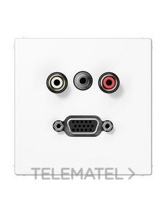 PL.CINCH AUDIO(RCA)/JACK 3,5mm/VGA BL