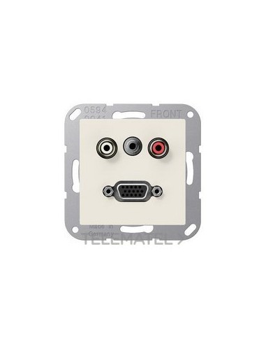 PL.CINCH AUDIO(RCA)/JACK 3,5mm/VGA BM