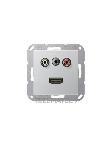 PL.CINCH AUDIO(RCA)/JACK 3,5mm/HDMI Al