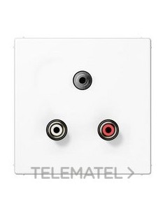 PL.CINCH AUDIO(RCA)/JACK 3,5mm BL ALP.LS