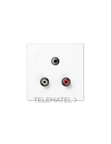 PL.CINCH AUDIO(RCA)/JACK 3,5mm BL ALP.LS