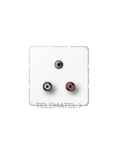 PL.CINCH AUDIO(RCA)/JACK 3,5mm BL ALP.