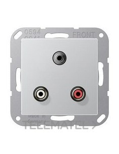 PL.CINCH AUDIO(RCA)/JACK 3,5mm Al AS500