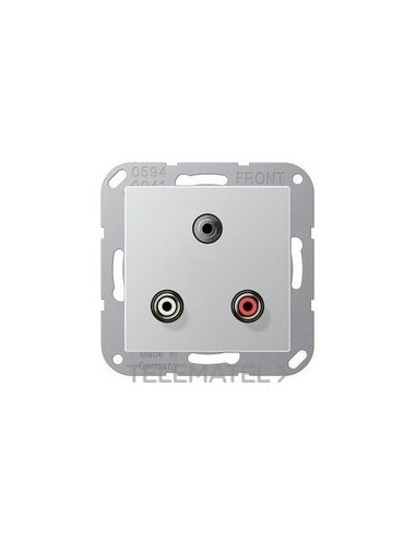 PL.CINCH AUDIO(RCA)/JACK 3,5mm Al AS500