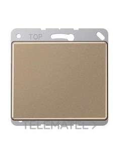 PLACA CIEGA ANILLO METÁLICO BRONCE-ORO