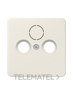 PLACA CENTRAL TOMA TV BLANCO MARFIL