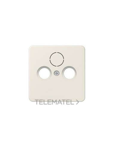 PLACA CENTRAL TOMA TV BLANCO MARFIL