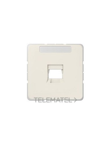 PLACA CENTRAL JACK 1 TOMA BLANCO MARFIL