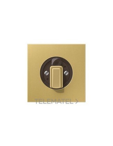PLACA CENTRAL INTERRUPTOR LATÓN CLASSIC