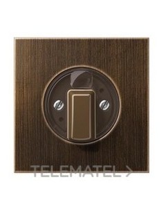 PLACA CENTRAL INTERRUPTOR LATÓN ANTIK