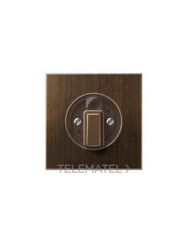 PLACA CENTRAL INTERRUPTOR LATÓN ANTIK