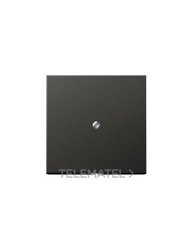 PLACA CENTRAL CON SALIDA CABLE ANTRACITA