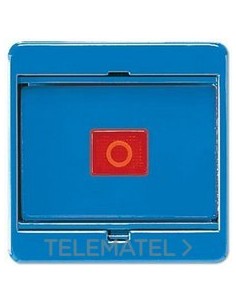 PLACA CENTRAL CON CRISTAL AZUL