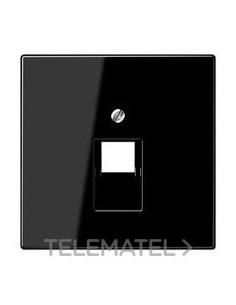 PLACA CENTRAL 1 TOMA TELÉFONO UAE NEGRO