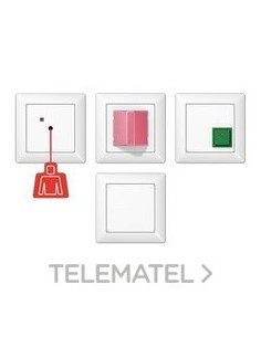 PLACA BOTÓN LLAMADA A500 BLANCO