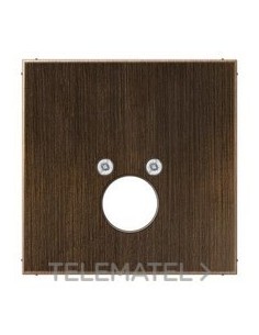 PLACA ALTAVOZ 1 TOMA LS LATÓN CLARO