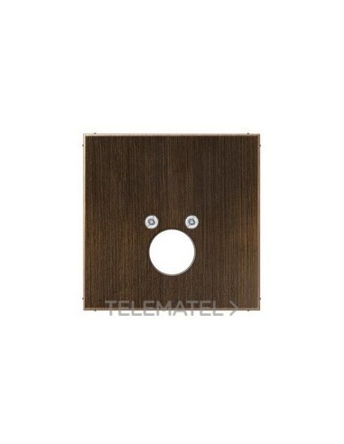 PLACA ALTAVOZ 1 TOMA LS LATÓN CLARO