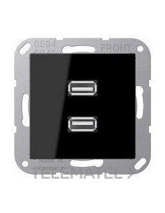 PLACA 2xUSB NEGRO PARA SERIE AS500