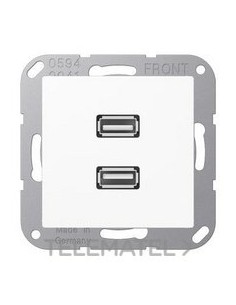 PLACA 2xUSB BL ALP.P/AS500