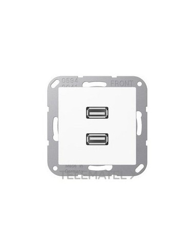 PLACA 2xUSB BL ALP.P/AS500