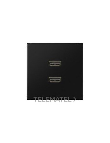 PLACA 2xHDMI NEGRO PARA SERIE LS