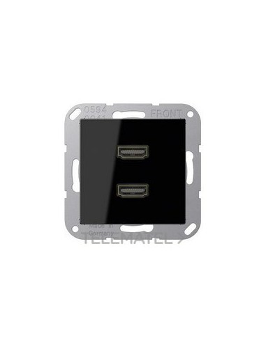 PLACA 2xHDMI NEGRO PARA SERIE AS500