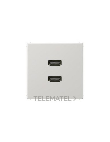 PLACA 2xHDMI GRIS PARA SERIE LS