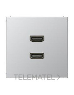 PLACA 2xHDMI ALUMINIO PARA SERIE LS