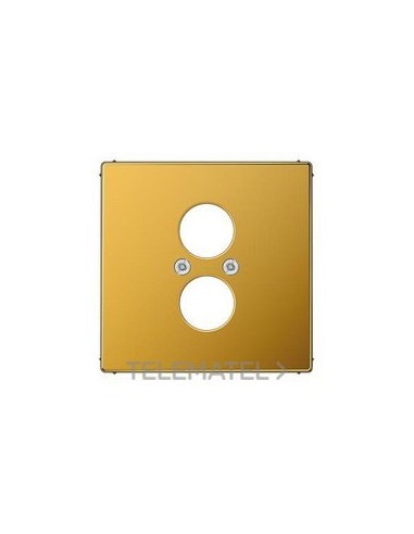PLACA 2 TOMAS HASTA Ø18,5mm LS ORO