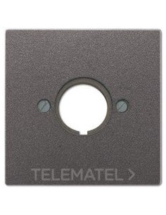 PLACA 1 TOMA HASTA Ø22,5mm LS ANTRACITA