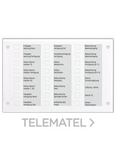 PANEL MDO.+SEÑALIZ.KNX CRIST.BL ALP.