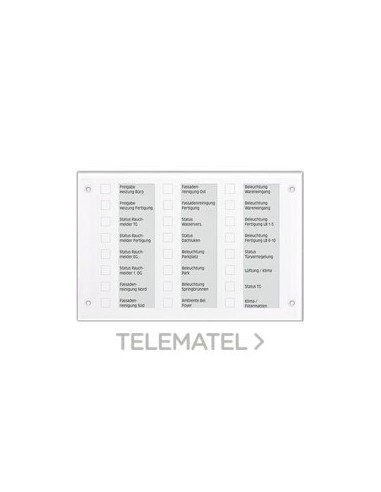 PANEL MDO.+SEÑALIZ.KNX CRIST.BL ALP.