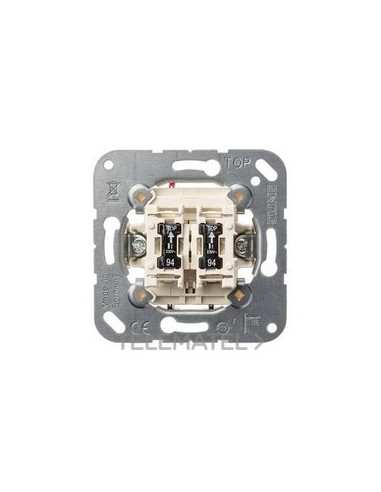 MECANISMO DBL.PULS.LUMIN.10AX 250V