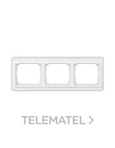 MARCO TRIPLE HORIZONTAL BLANCO ALPINO