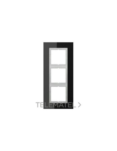 MARCO EMBELLECEDOR TRIPLE LS PLUS NEGRO