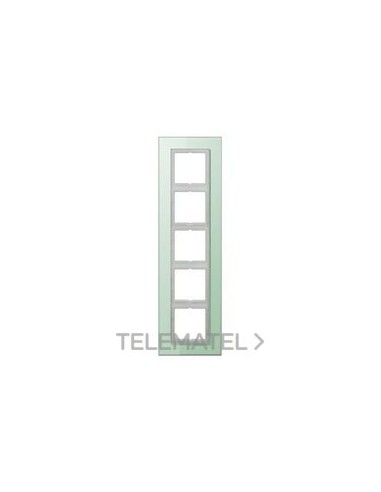 MARCO EMB.QUÍNTUPLE 115x399mm CRIST.