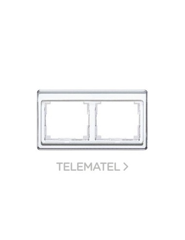 MARCO DOBLE HORIZONTAL BRONCE-ORO