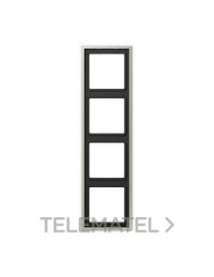 MARCO CUÁDRUPLE SERIE ACERO