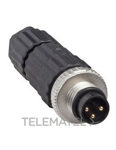 CONECTOR XZCP0566L10 M8 ACODADO 4pin