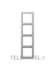 MARCO CUÁDRUPLE CD GRIS CLARO