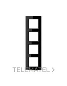 MARCO CUÁDRUPLE AC NEGRO