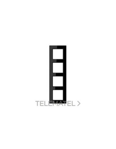 MARCO CUÁDRUPLE AC NEGRO